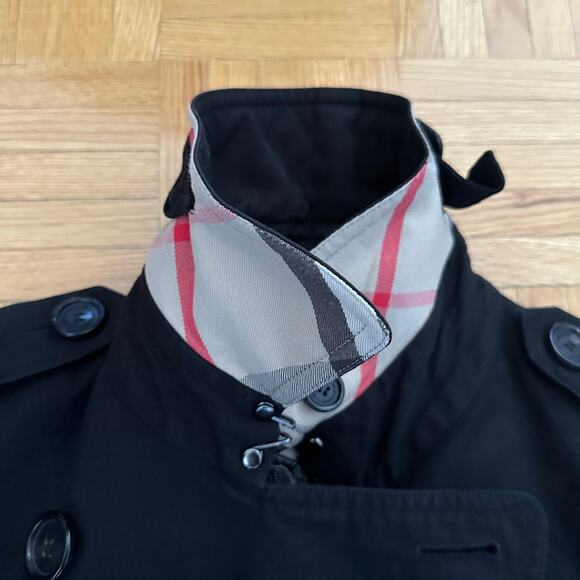 Burberry Sandringham long trench coat women Small *Missing Belt* - Picture 11 of 13